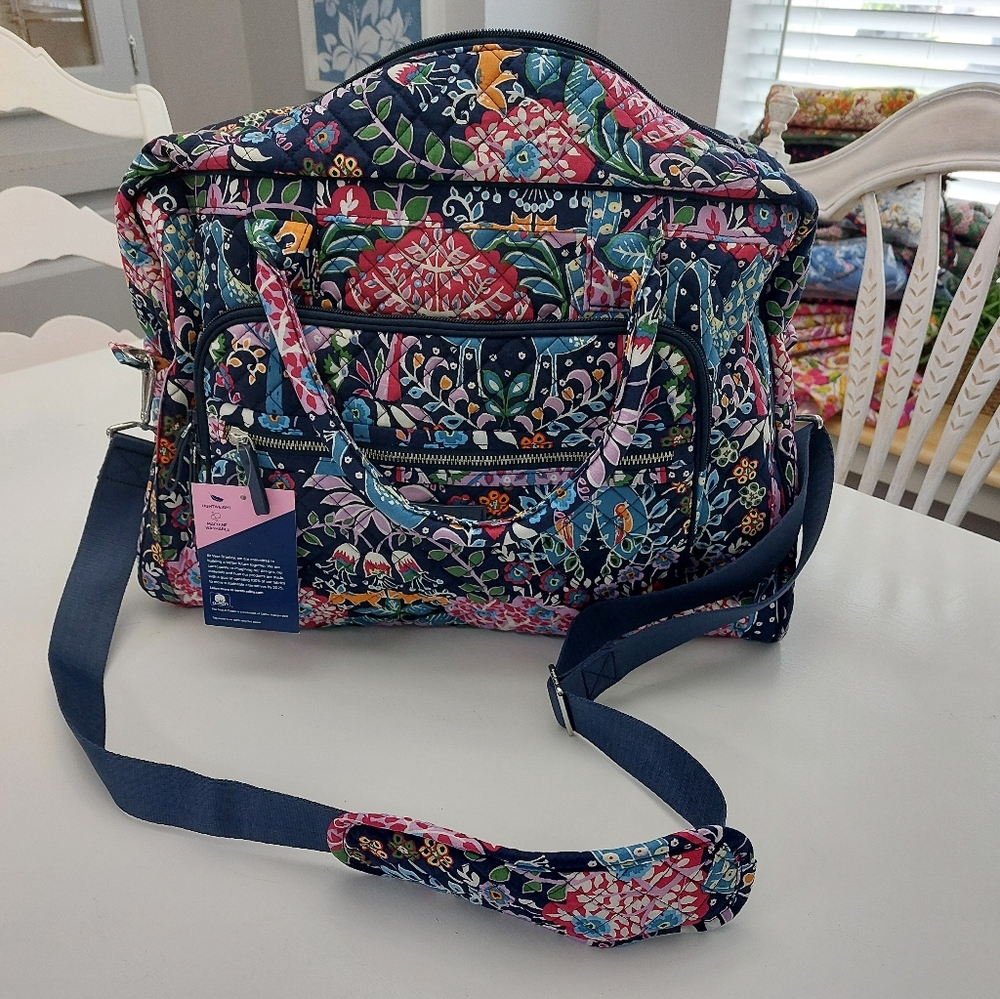 Vera Bradley Weekender Fox Forest NWT